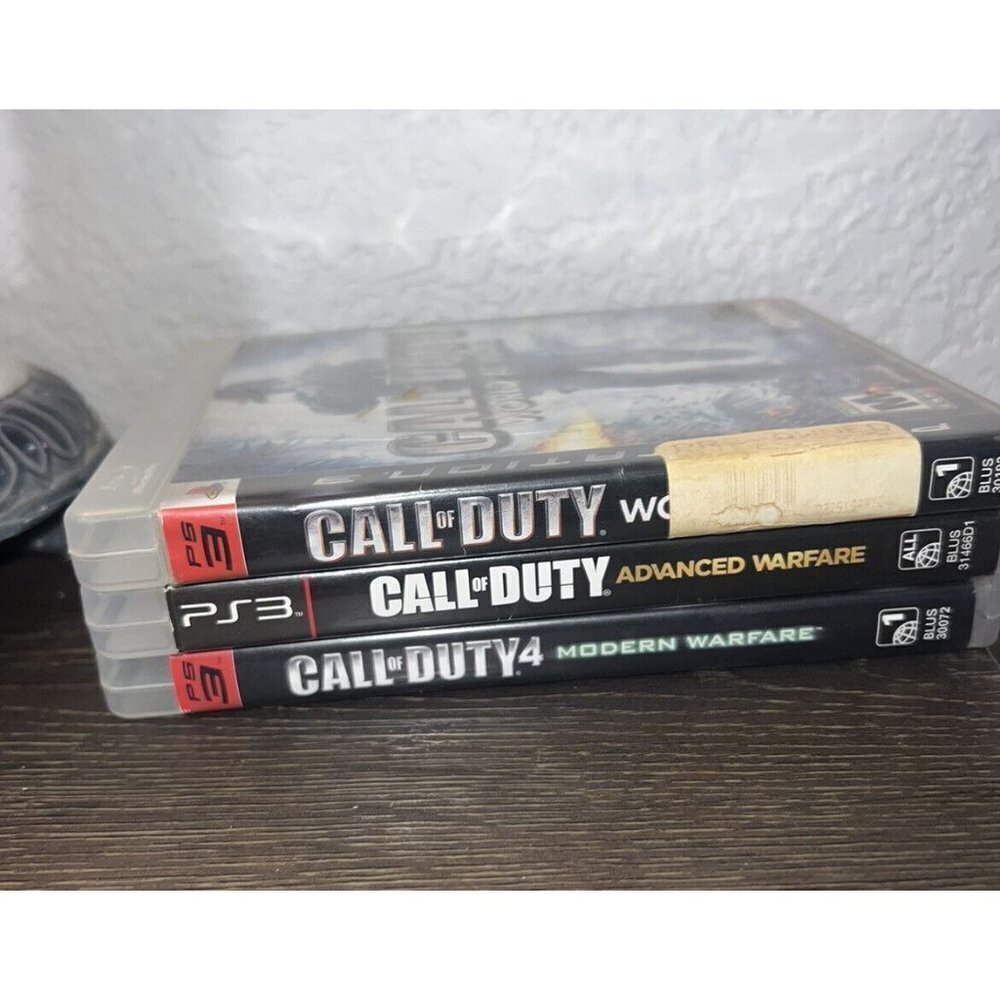 Call of Duty 3 Game Bundle PS3 PlayStation 3 World War Advanced Modern Warfare